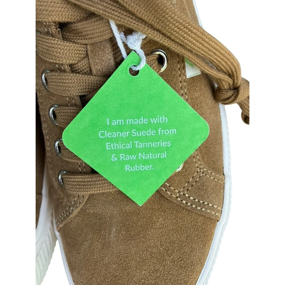 NWT Cariuma OCA Low Camel Suede Sneakers Men's 10.5